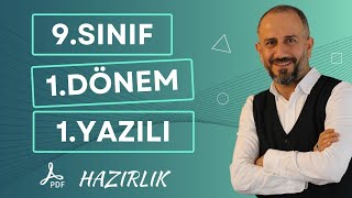 9Sınıf Matematik 1Dönem 1Yazılı  Mantık Kümeler öğrenmegarantili [upl. by Gonyea]