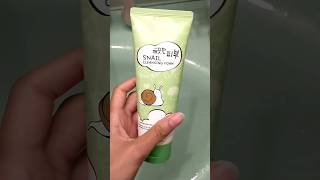 Snail Cleansing Foam Does Wonders kbeautyskincare skincareproducts skincaretips [upl. by Kevon]