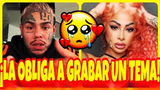 😢TEKASHI OBLIGA A YAILIN LA MAS VIRAL A HACER UN TEMA [upl. by Hnahym]