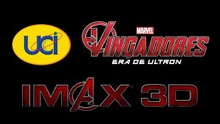 VINGADORES ERA DE ULTRON EM IMAX 3D NA UCI CINEMAS [upl. by Ramej672]