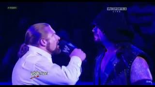 WWE Raw 22012Triple H Challenge The Undertaker to Hell in a Cell at WrestleMania 28 [upl. by Ennaira]