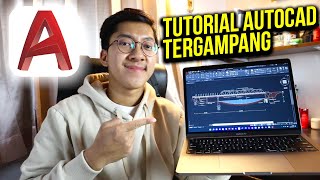 TUTORIAL AUTOCAD UNTUK PEMULA [upl. by Witkin]