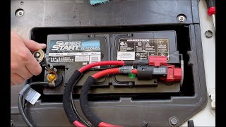 Proper Battery Installation 2005 BMW X5 e53 [upl. by Gasser]