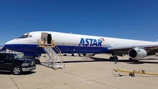 N873SJ  Skybus Jet Cargo DC873F reactivation  Kingman AZ [upl. by Dannon589]