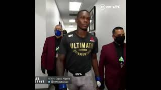 Israel Adesanya Entrance UFC259 [upl. by Lundgren205]