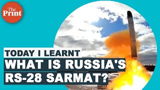 What is Russias new nuclear capable ICBM RS28 Sarmat [upl. by Weisburgh]