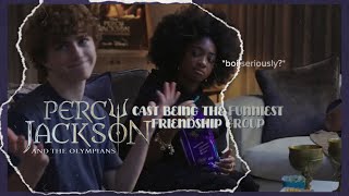 The Percy Jackson cast being the funniest friendship group [upl. by Byrom]