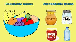 Countable and Uncountable nouns Grammar with examples [upl. by Farrish722]