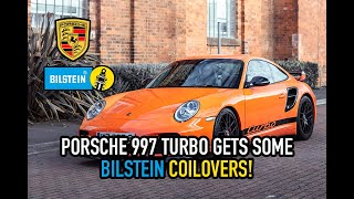 PORSCHE 997 TURBO GETS LOWERED [upl. by Llerroj]