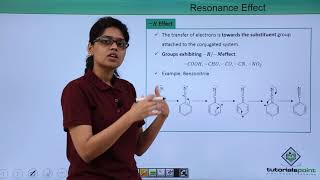 Class 11th – Electronic Displacement Effects Resonance Effect  Organic Chemistry  Tutorials Point [upl. by Iztim]