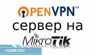 Настройка OpenVPN server на MikroTik [upl. by Creighton]