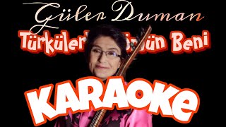 Güler Duman  Türkülerle Gömün Beni  KARAOKE 2024 karaoke [upl. by Blinny]