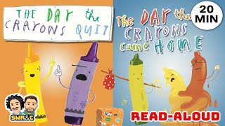 📚🖍️🧳 20min TWO CRAYONS BOOKS  Full ReadAlouds [upl. by Durrace130]