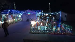 The Fyes Crazy Christmas House Christmas Lights Drone Tour with DJI Avata 2 [upl. by Bahe867]