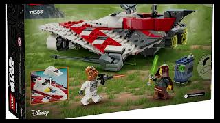 Das LEGOSet mit dem Bob Jedi Bobs Starfighter und mehr 75388 [upl. by Neeluqcaj537]