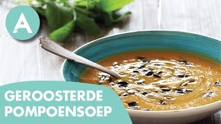 Soep van geroosterde flespompoen  ANGELO  Recept 10 [upl. by Welby372]