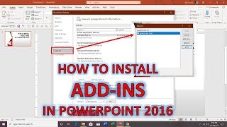 How to Install AddIns in Microsoft PowerPoint Tutorial [upl. by Paine]