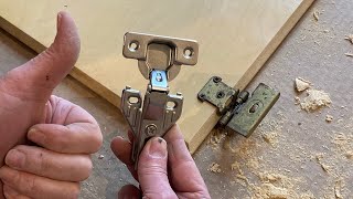 Upgrading a kitchen cabinets to self closing hinges [upl. by Troc]