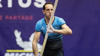 All Star Perche 2020  Renaud Lavillenie franchit 594 m [upl. by Eisdnyl]