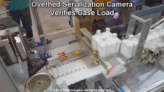 Vertical Robotic Case Packer with Integrated Serialization for Pharmaceutical Bottles [upl. by Noslien469]