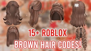 Aesthetic BROWN HAIR CODES WITH LINKS  ROBLOX BLOXBURG BROOKHAVEN BERRY AVENUE [upl. by Mit979]