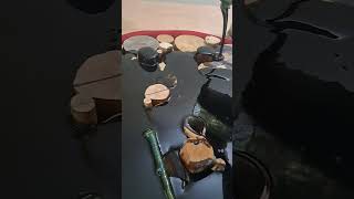 scrap wood table final pour woodworking epoxyresin woodtable [upl. by Kubiak]