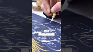 Wedding Envelopes calligraphy penmanship satisfyingasmr copperplatescript pointedpencalligraphy [upl. by Halbeib]