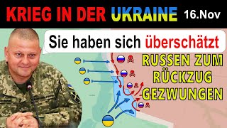 16NOVEMBER Klasse  Ukrainische Kräfte schlagen zurück und holen sich Terny  UkraineKrieg [upl. by Eserrehs919]