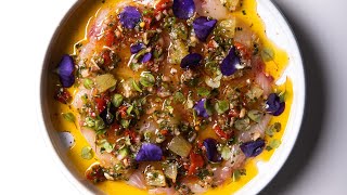 RECETTE 48  Gravlax de daurade sauce vierge au piquillos  Fabrice Mignot [upl. by Franky301]