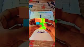 3x3 RUBIKS CUBE EASY TRICK VIRAL TRENDING SHORTS [upl. by Devonne]