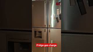 fridge gas charging gas 134gas [upl. by Drofub]