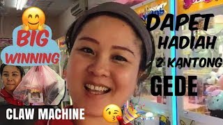 CLAW MACHINE DAPAT 2 KANTONG BESAR 夾娃娃 [upl. by Hirsh]