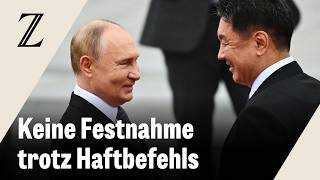 Putin trotz Haftbefehls in der Mongolei nicht festgenommen [upl. by Athallia]