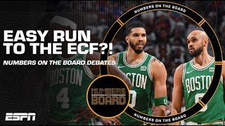 Have the Celtics had an easy run to the Eastern Conference Finals  Numbers on the Board [upl. by Roumell]