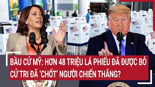 Tin nóng bầu cử Mỹ 2024 Hơn 48 triệu lá phiếu đã được bỏ cử tri đã ‘chốt’ người chiến thắng [upl. by Ellehsat]