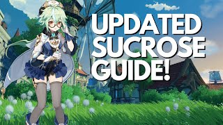 THE BEST EM BUFFS Updated Sucrose Guide  Genshin Impact [upl. by Jovitta]