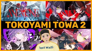 Mikigai Reacts To More Tokoyami Towa Songs Hololive Reaction [upl. by Downall]