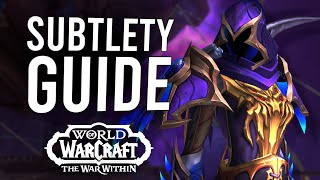 Subtlety Rogue Guide For War Within Season 1 Talents Hero Specs Rotation And More [upl. by Eseer949]