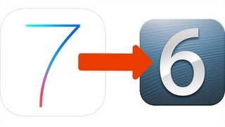 How to Downgrade iOS 7 zu iOS 6 DeutschGerman  HD [upl. by Esyle471]