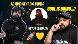 GOLDY ON GODLIKE 💛🚀 GHATAK ON ADMINO🤯NEYOO JEALOUS❓ jonathan soul godlike neyoo admino [upl. by Nimzaj]