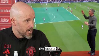 Erik ten Hag RESPONDS to Jamie Carraghers analysis 🔍 [upl. by Enrobyalc]