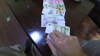 Chinese currency Yuan or Renminbi banknotes and coins [upl. by Malek]