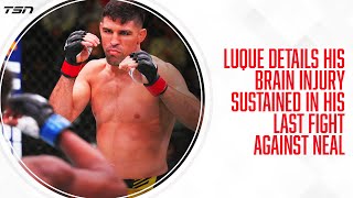 Luque details the brain injury that he sustained in his last fight against Neal [upl. by Atiuqin]