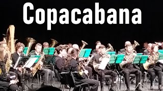 Copacabana Barry Manilow instrumental  performed by mining brass orchestra [upl. by Nyliuqcaj552]