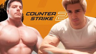 xQc COOKS In Counter Strike 2 with Jesse [upl. by Ariek6]