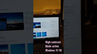 How to turn off high contrast mode on windows 10 [upl. by Han601]