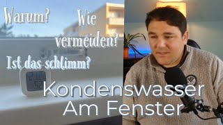 Kondenswasser an den Fenstern  Schlimm Was kann mam dagegen tun [upl. by Sam965]