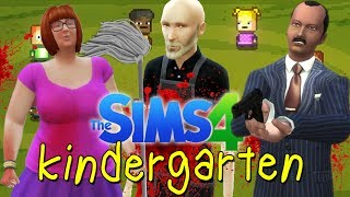 The Sims 4 Kindergarten Game Theme  pt 3 THE JANITOR IS HERE [upl. by Llebpmac]