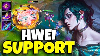 Hwei is SECRETLY a Support champion THIS IS BROKEN [upl. by Maze]