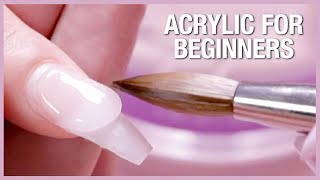 Acrylic nails fullset tutorial for beginners  stepbystep nail tutorial  Natali Carmona [upl. by Dnaltiac]